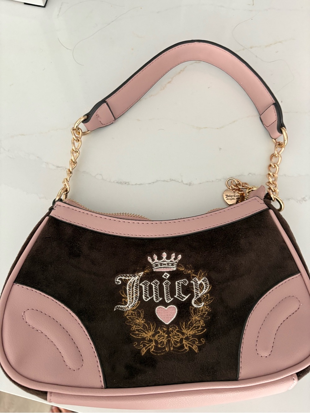 Juicy Couture Brown Y2k shoulder bag